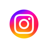 Instagram logotipo com Grosso círculo fronteira png