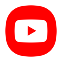 app stijl youtube Speel knop logo Aan een transparant achtergrond png