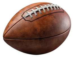 AI generated Realistic American football ball. Transparent isolated background png