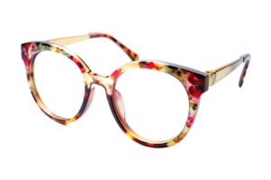 AI generated fashion glasses on  transparent background png