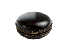 ai genererad en svart macaron png