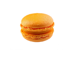 AI generated a yellow macaron png