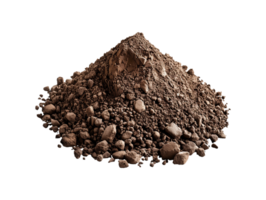 AI generated a handful of soil png