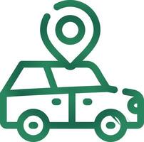 Car Location Creative Icon Design vector