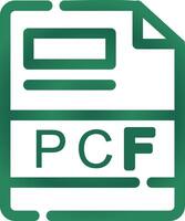 PCF Creative Icon Design vector