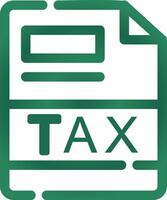 TAX Creative Icon Design vector