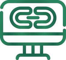 Link Creative Icon Design vector