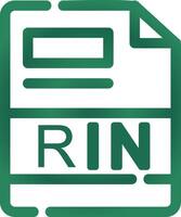 RIN Creative Icon Design vector