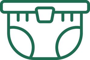 Diapers Creative Icon Design vector