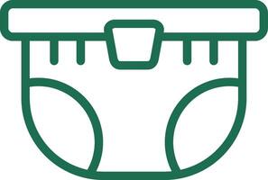 Diapers Creative Icon Design vector