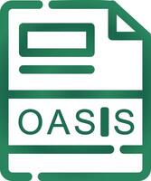 OASIS Creative Icon Design vector