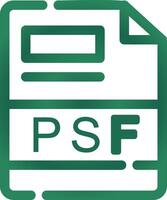 PSF Creative Icon Design vector