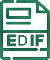 EDIF Creative Icon Design vector