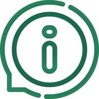 Line Gradient Circle vector