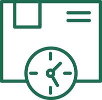 Delivery Time Creative Icon Design vector