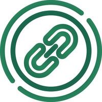 Line Gradient Circle vector