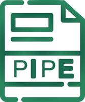 PIPE Creative Icon Design vector