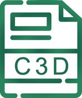 C3D Creative Icon Design vector