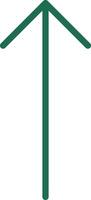 Up Arrow Creative Icon Design vector