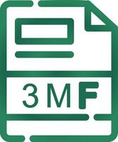 3MF Creative Icon Design vector