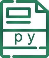 py Creative Icon Design vector