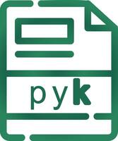 pyk Creative Icon Design vector