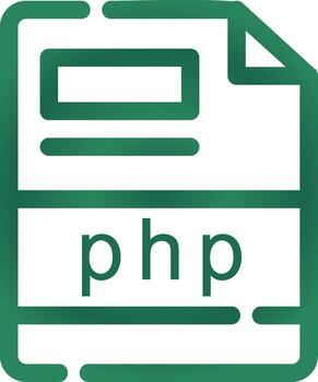 php Creative Icon Design vector