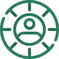 Targeting Creative Icon Design vector