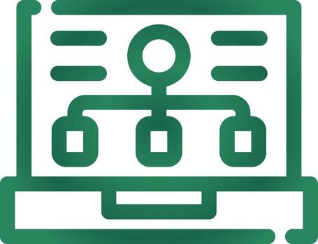 frente final desarrollo creativo icono diseño vector