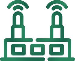 Wifi Router Creative Icon Design vector