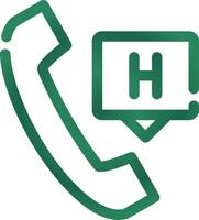 Emergency Call Creative Icon Design vector