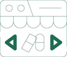 Wide Selection Of Products Creative Icon Design vector
