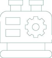 Machinery Creative Icon Design vector