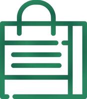 Shopping Bag Creative Icon Design vector