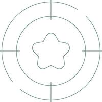 Target Creative Icon Design vector