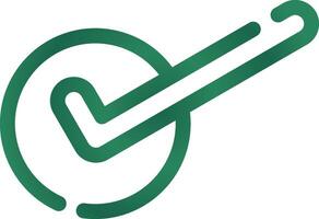 Check Creative Icon Design vector