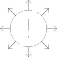 Diversification Creative Icon Design vector