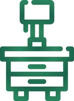 Side Table Creative Icon Design vector
