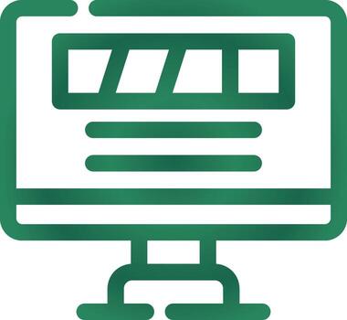 diseño de icono creativo de progreso vector