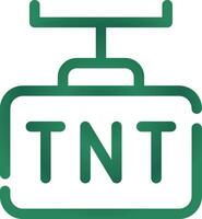 diseño de icono creativo tnt vector