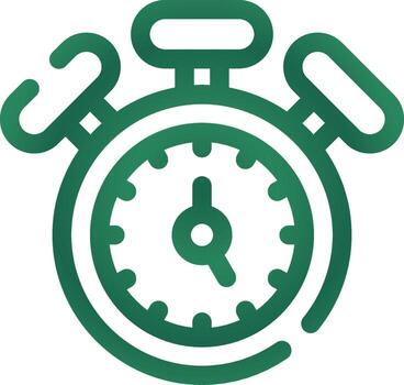 círculo de gradiente de línea vector