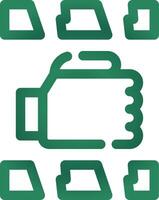 Hand Creative Icon Design vector