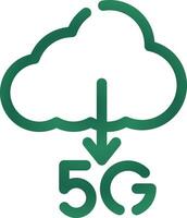 5G Download Creative Icon Design vector