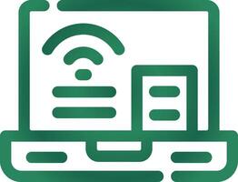 Wifi Connection Creative Icon Design vector