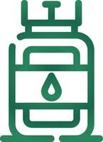 Gas Cylinder Creative Icon Design vector