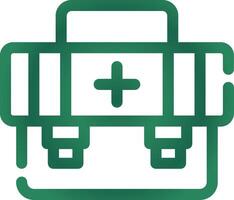 First Aid Kit Creative Icon Design vector