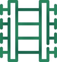 Train Tracks Creative Icon Design vector