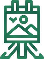 Canvas Creative Icon Design vector
