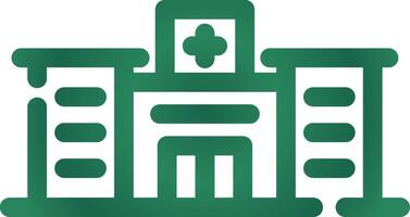 diseño de icono creativo de hospital vector