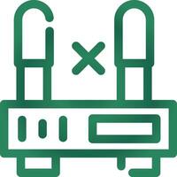 No Wifi Creative Icon Design vector